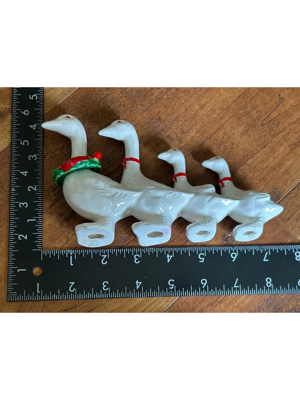 Dept 56 Ceramic Goose Family Figurine Made in Japan